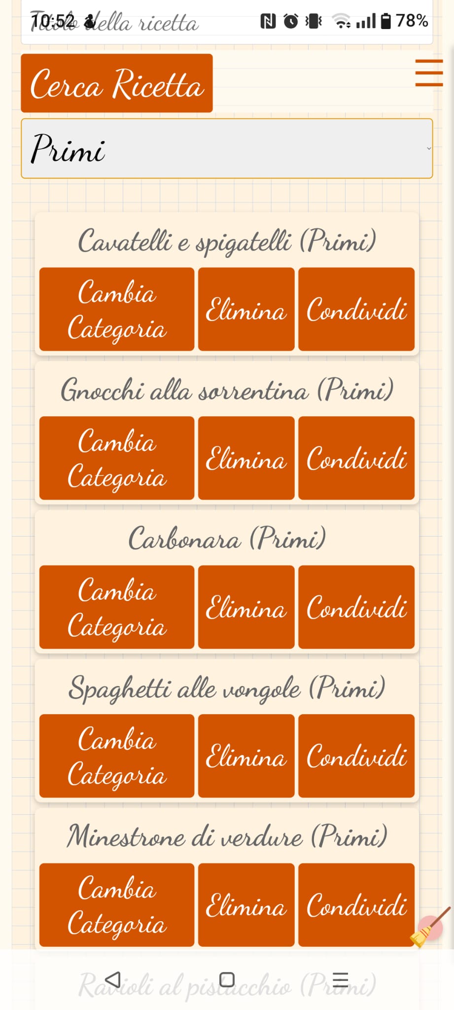 Screenshot di CookHome - schermata 2