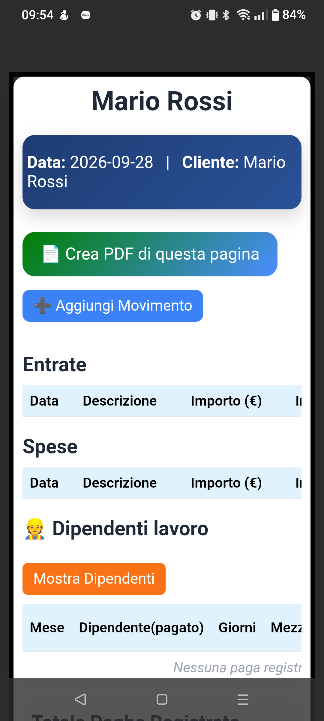 Screenshot di Gestione Aziendale PRO - schermata 2
