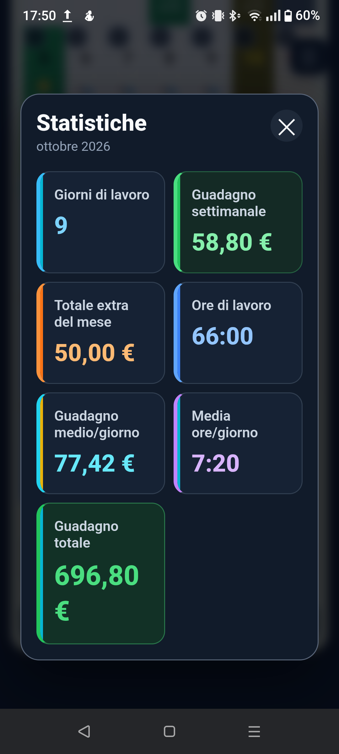 Screenshot di Registro Turni - schermata 2